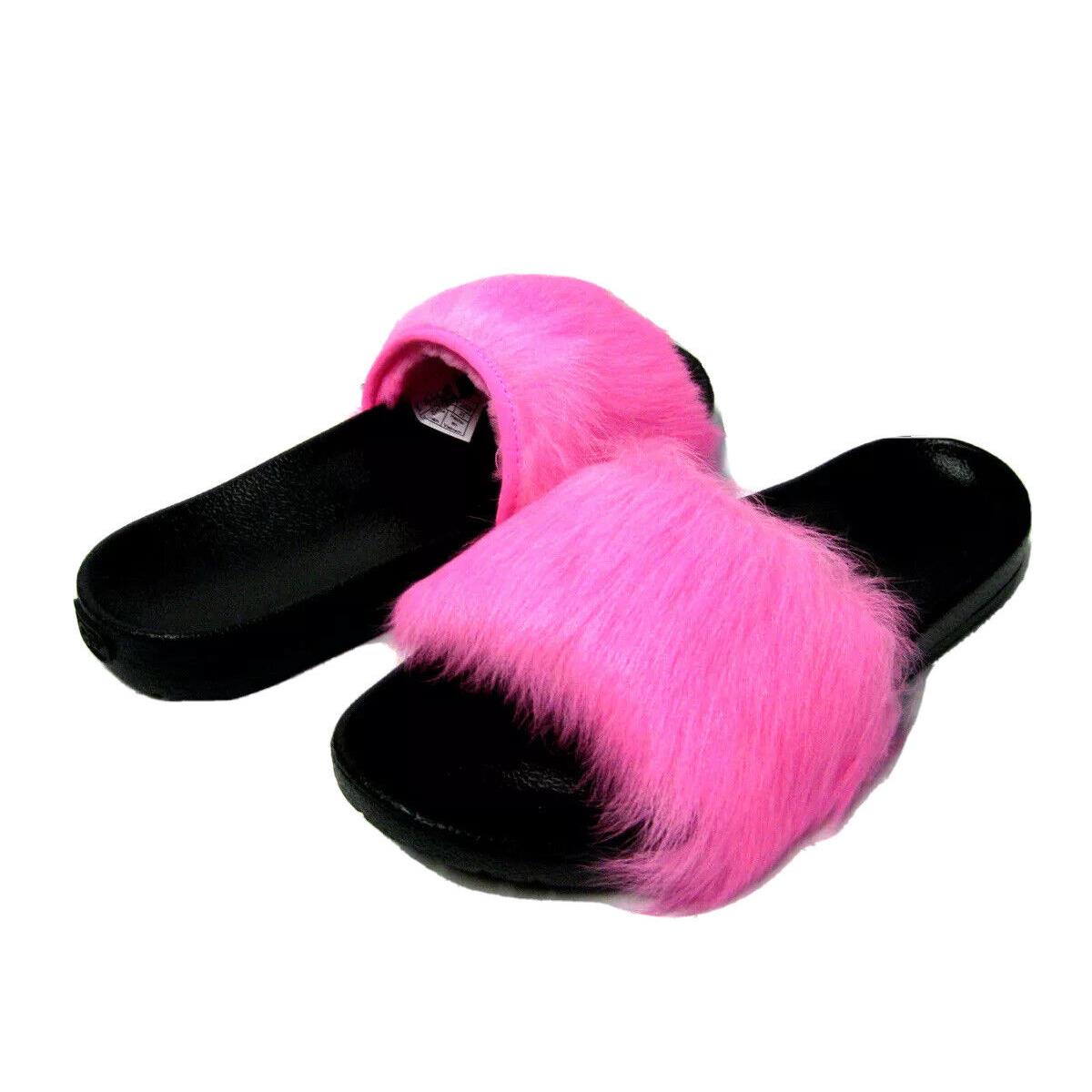 Ugg Royale Women Slipper Black Neon Pink US 11 /uk 9.5 /eu 42 - Neon Pink