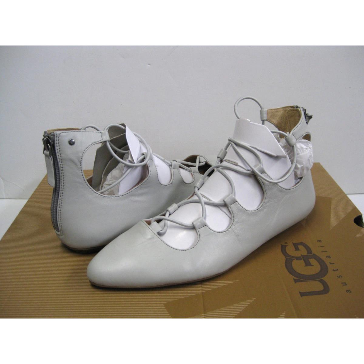 Ugg Lorianna Women Shoes Leather Light Grey US 8.5 /uk 7 /eu 39.5