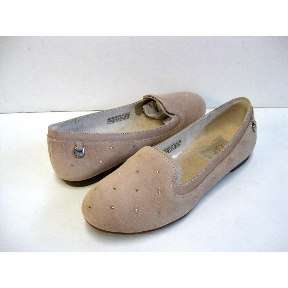 Ugg Bentlie Diamond Quilt Women Shoes Suede Natural US 5 /uk 3.5 /eu 36 /jp 22