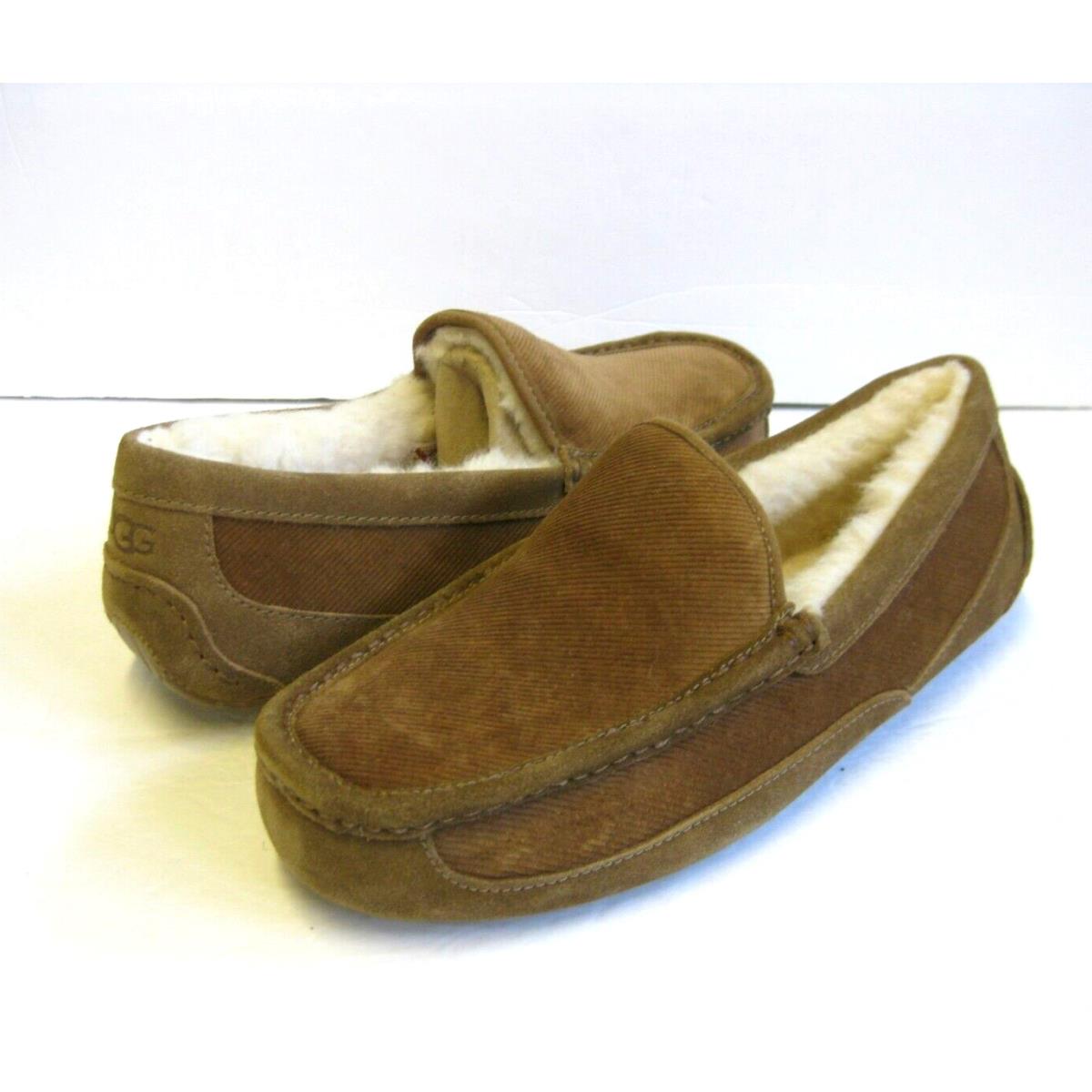 Ugg Ascot Corduroy II Men Slipper Chestnut US 10 / UK 9 /eu 43