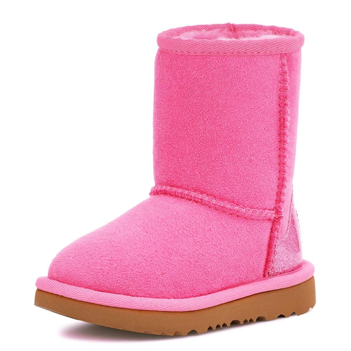 Ugg Toddler Girls Classic II Twinface Sheepskin Boots Lipgloss Size 6 / Eur 22