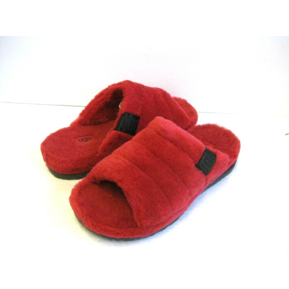 Ugg Fluff You All Gander Slipper Red US Men 6 /women 7