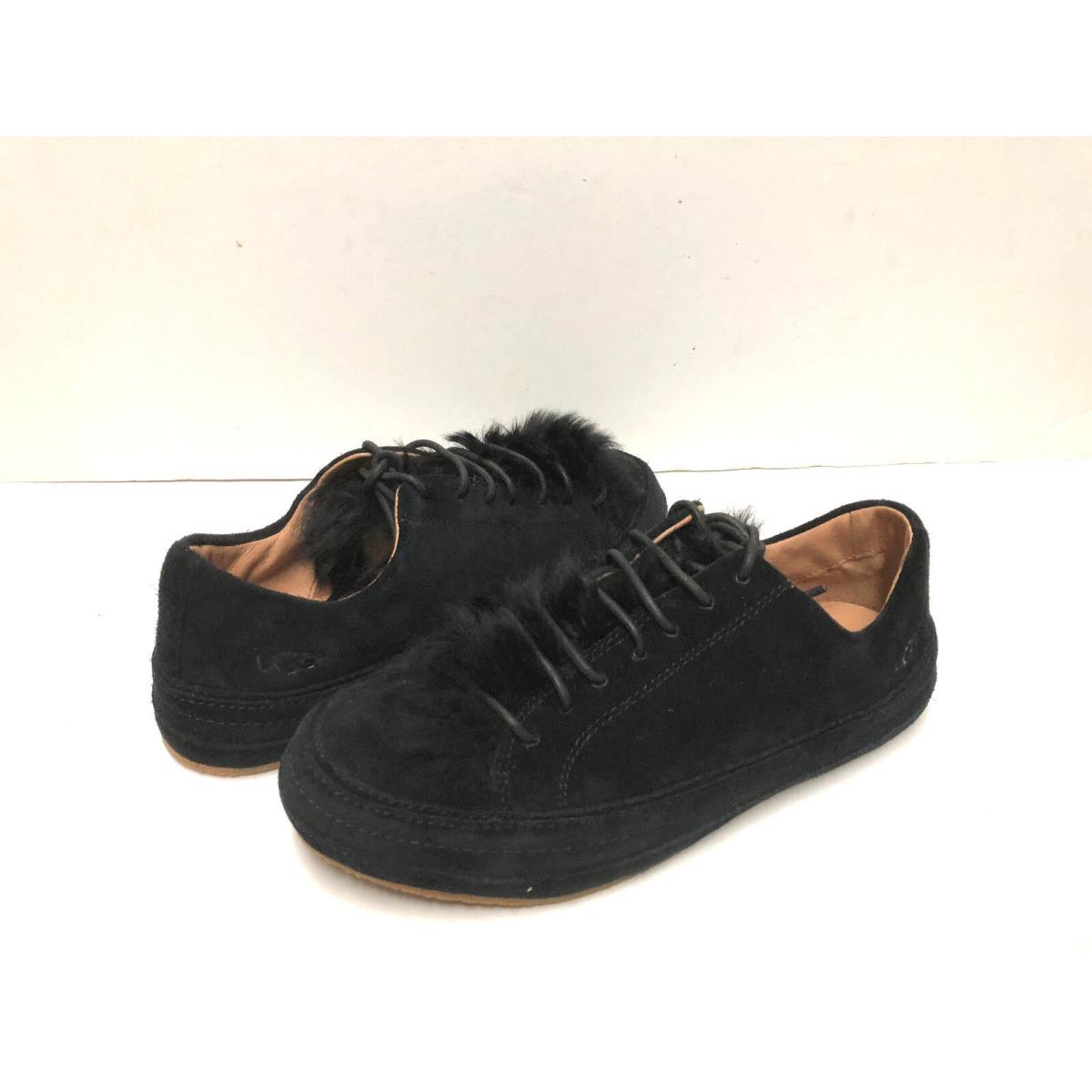 Ugg Blake Fur Women Shoes Suede Black US 7.5 /uk 6 /eu 38.5