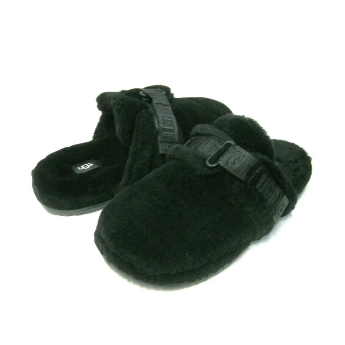 Ugg Fluff IT All Gender Slipper Black US Men Size 8 / Women Size 10