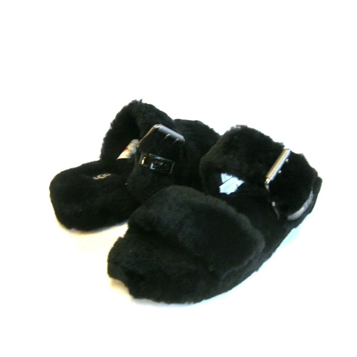 Ugg Fuzz Yeah Women Slipper Black US 6 /uk 4 /eu 37 /jp 23