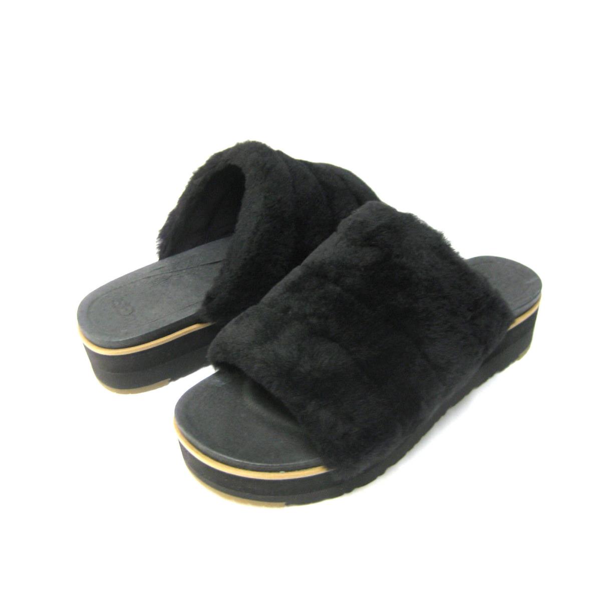 Ugg Fluff Women Yeah Sandal Black US 7 /uk 5.5 /eu 38 /jp 24