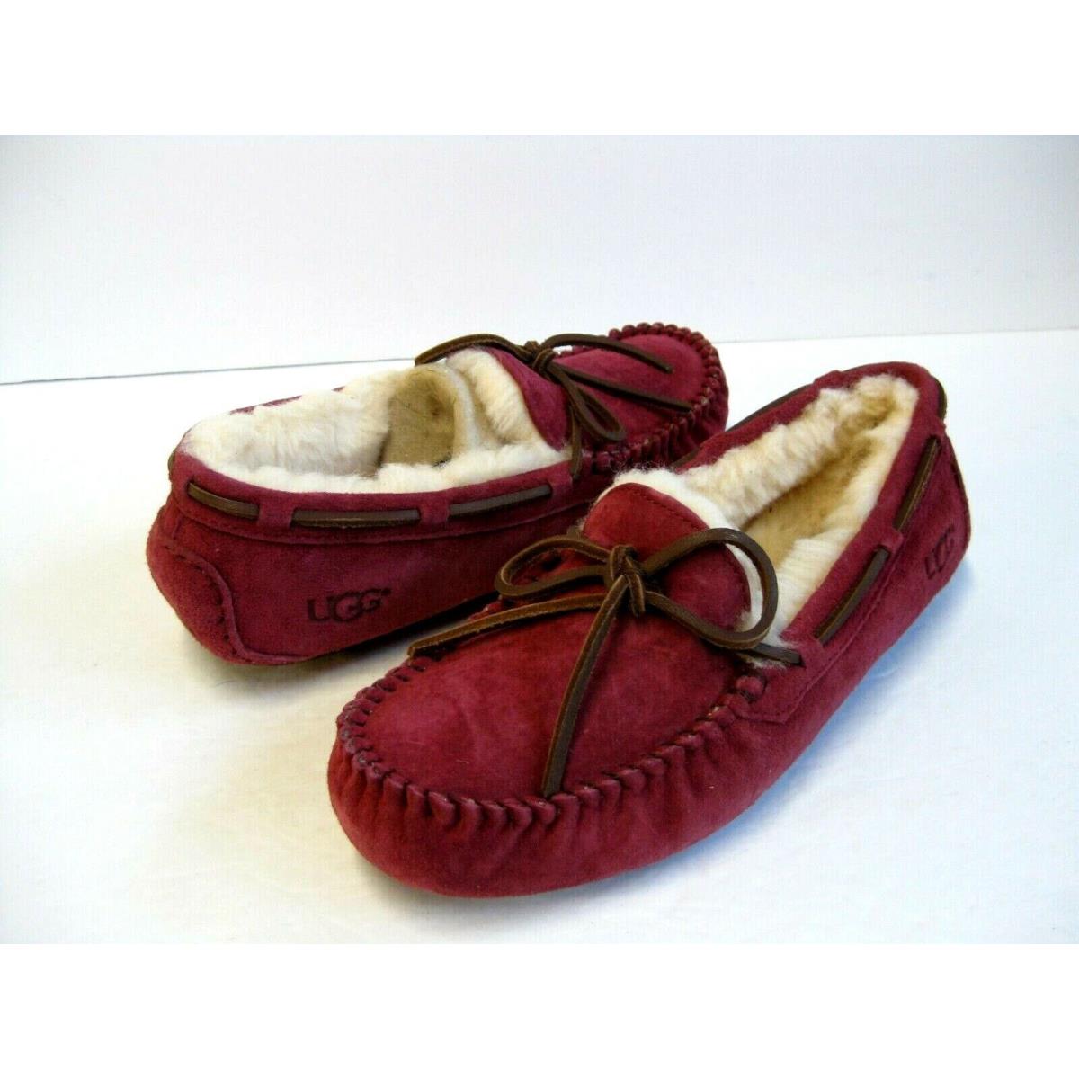 Ugg Dakota Women Slipper Suede Garnet US 6 /uk 4.5 /eu 37 /jp 23