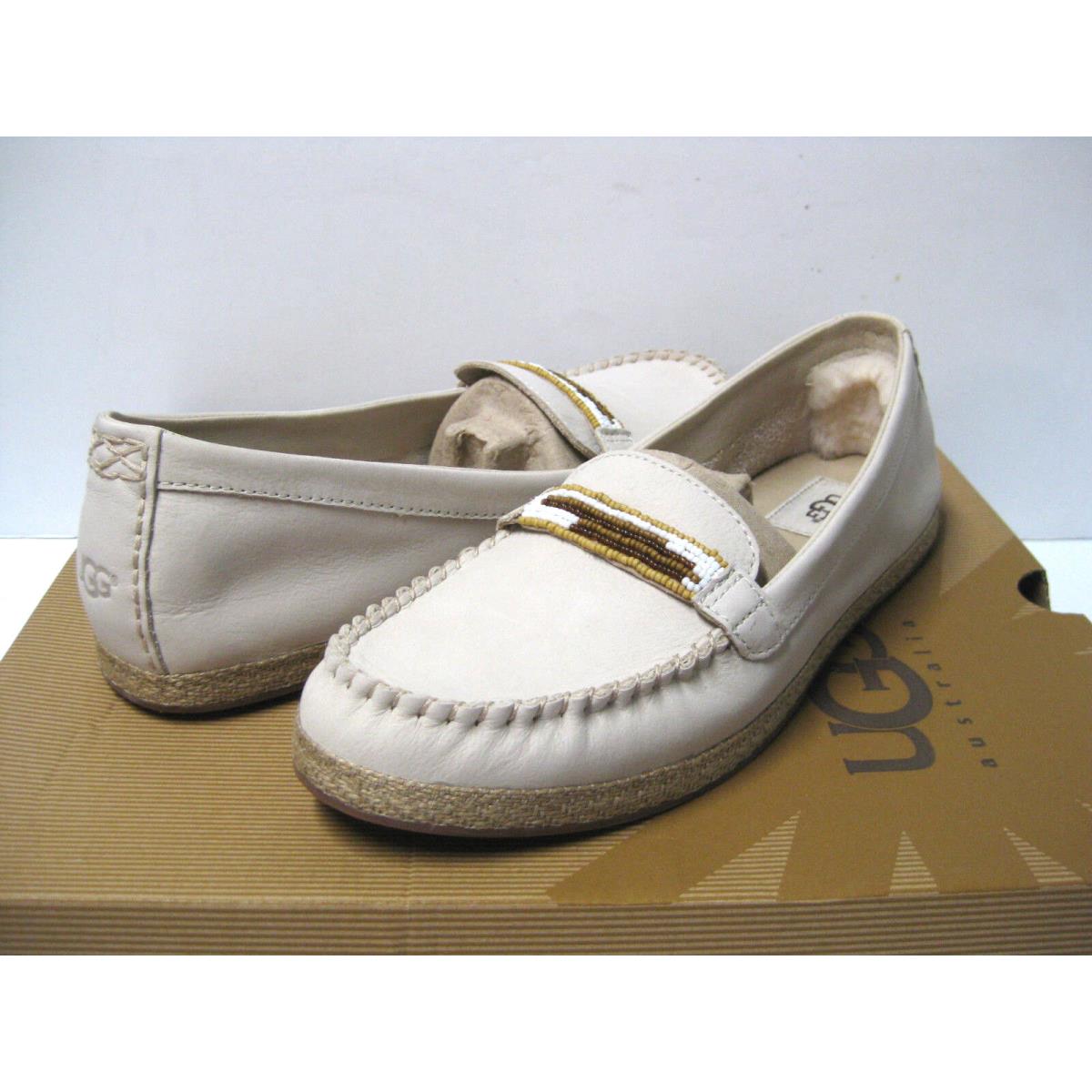 Ugg Rozie Women Flats Antique White US 9.5 /uk 8 /eu 40.5 /jp 26.2