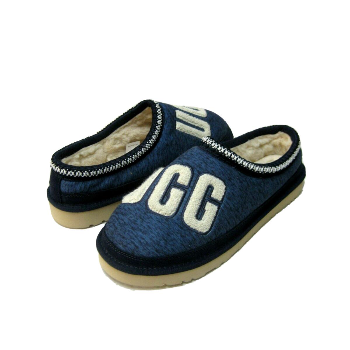 Ugg Tasman Fur Jersey Cozy Men Slippers Navy US 13 /uk 12 /eu 46