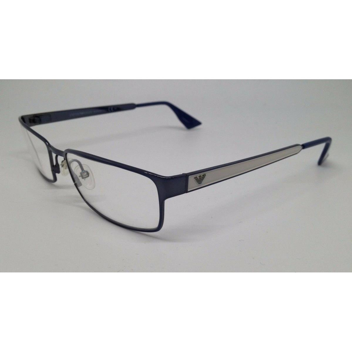 Emporio Armani EA 9734 Ase Blue/white Metal Eyeglasses Frame 53-18-140 Italy