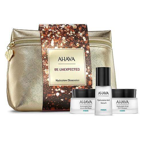 Ahava Hydration Obsession Gift Set - Includes Hyaluronic Acid Serum 1 Fl.oz