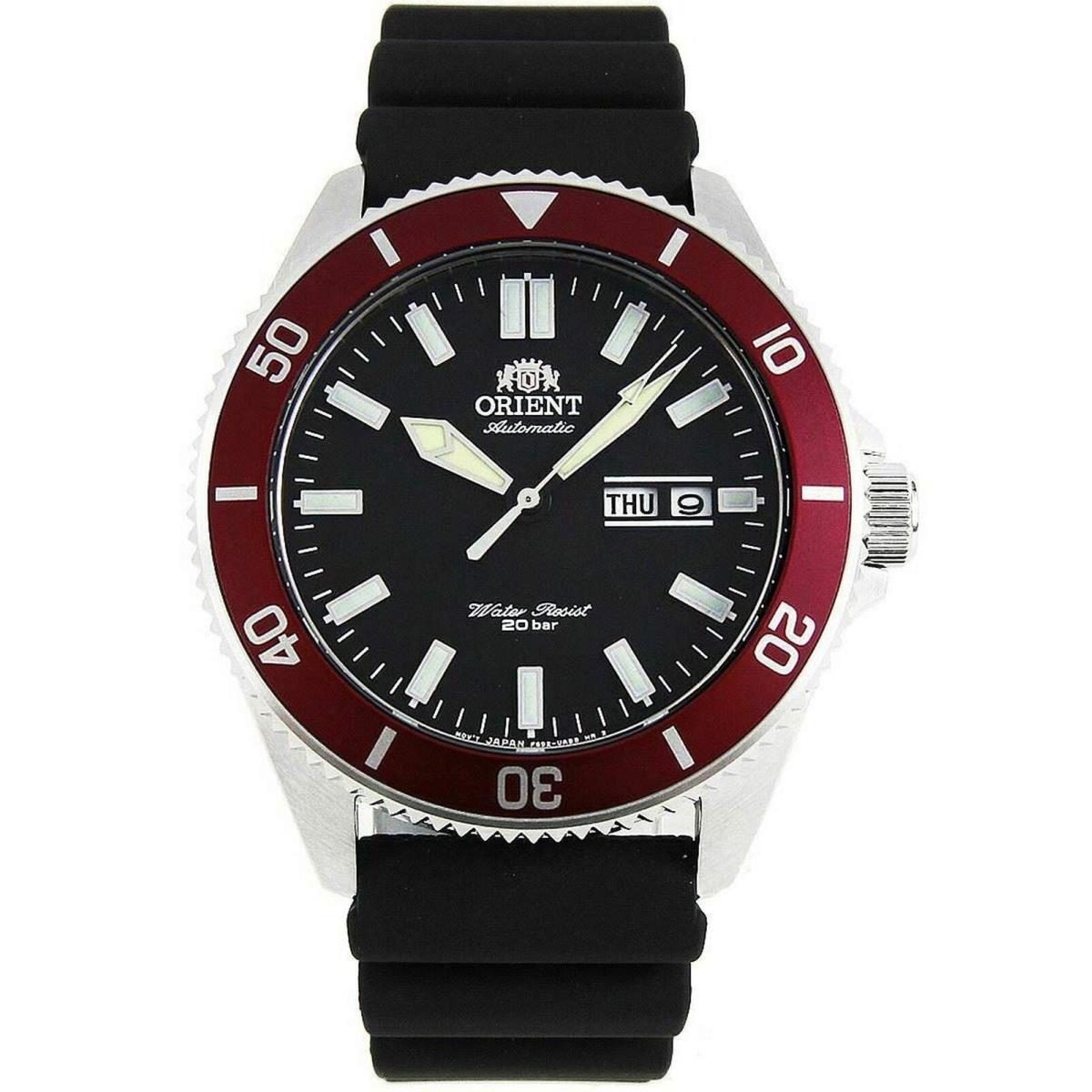 Orient Men`s Kano Black Dial Automatic Dive Watch RA-AA0011B19B