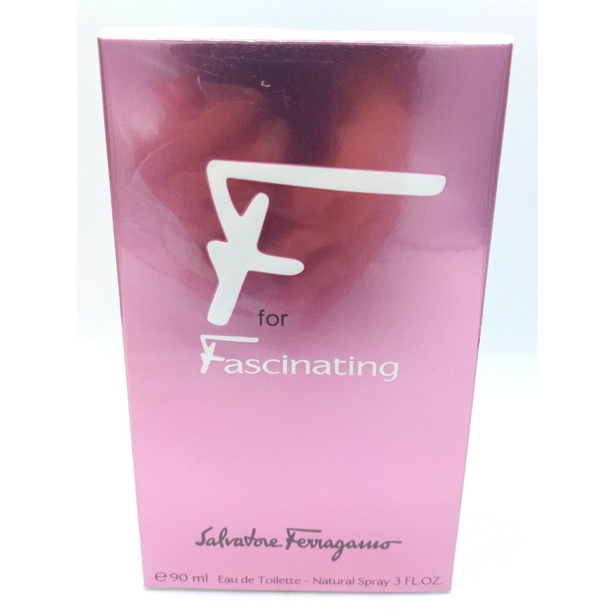 Salvatore Ferragamo F For Fascinating For Women Perfume 3.0 oz 90 ml Edt Spray