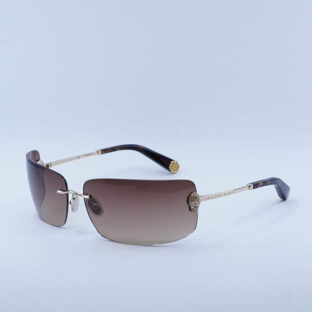 Philipp Plein SPP027S 300Y Rose Gold/brown Gradient 95-16-120 Sunglasses