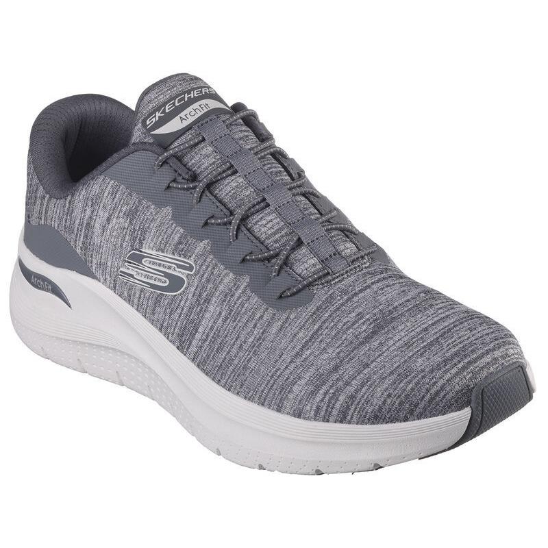 Mens Skechers Arch Fit 2.0 - Upperhand Gray Mesh Shoes