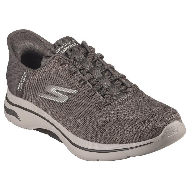 Mens Skechers Slip-ins: Arch Fit 2.0 - Grand Select 2 Charcoal Knit Shoes