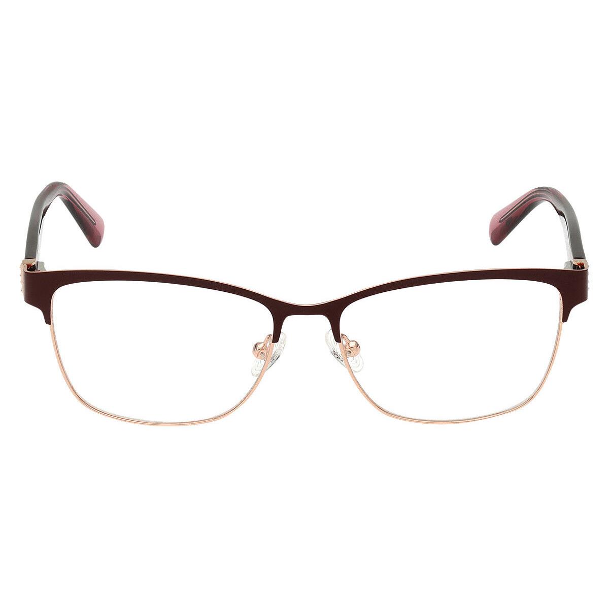 Harley Davidson HD50057 Eyeglasses Women Matte Bordeaux 54mm