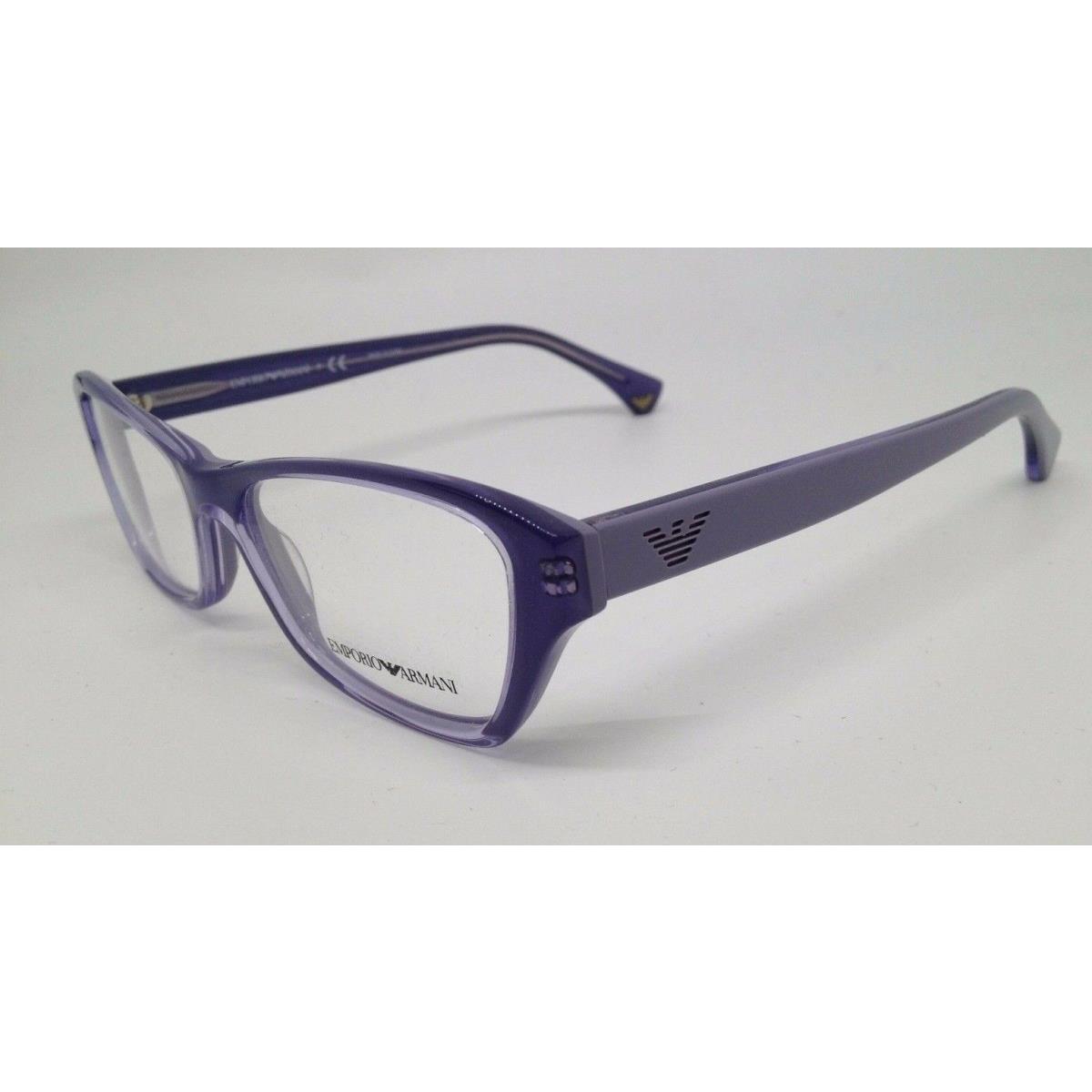 Emporio Armani EA 3032 Purple 5225 Plastic Eyeglasses Frames 52-16-140