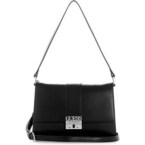 Guess Women`s Evie Shoulder Bag Purse Black