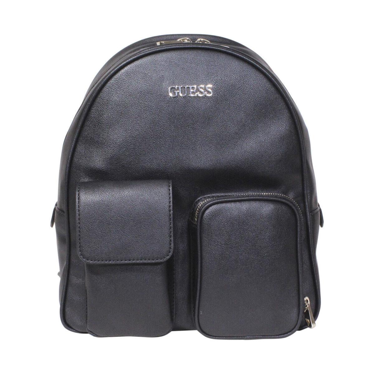 Guess Utility Vibe Large Backpack Black Womens Shoulder Bag