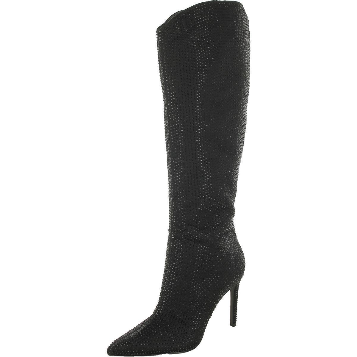 Guess Womens Bralyn Black Knee-high Boots Shoes 6.5 Medium B M Bhfo 3287