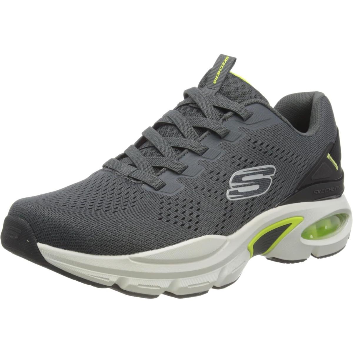 Skechers Men`s Skech-air Ventura Loafer Charcoal/lime 8.5 Wide - Charcoal/Lime