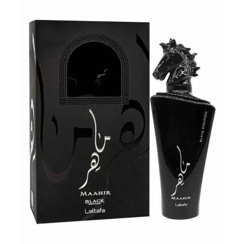 Maahir Black Edition by Lattafa Perfume For Unisex Edp 3.3 / 3.4 oz