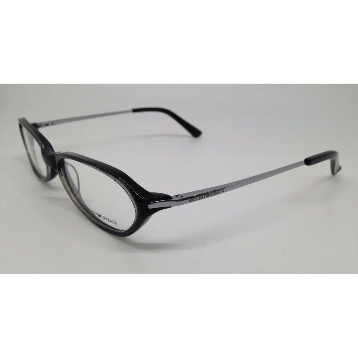 Emporio Armani EA9369 Black Glitter Chg Eyeglasses Frame 51-16-130 Store Display