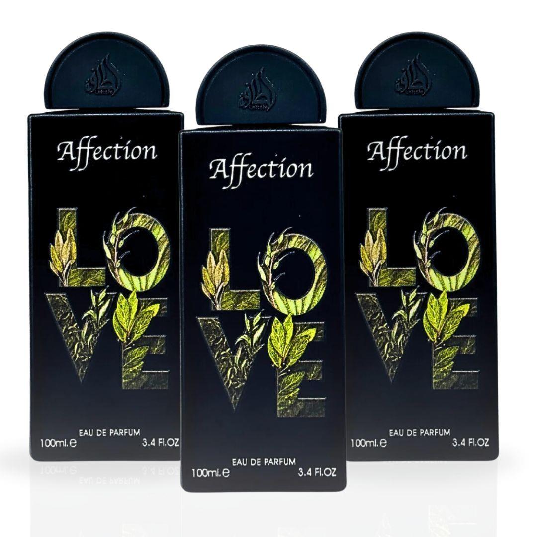 Affection Edp Spray 100ML 3.4 OZ By Lattafa Pride Pack of 3