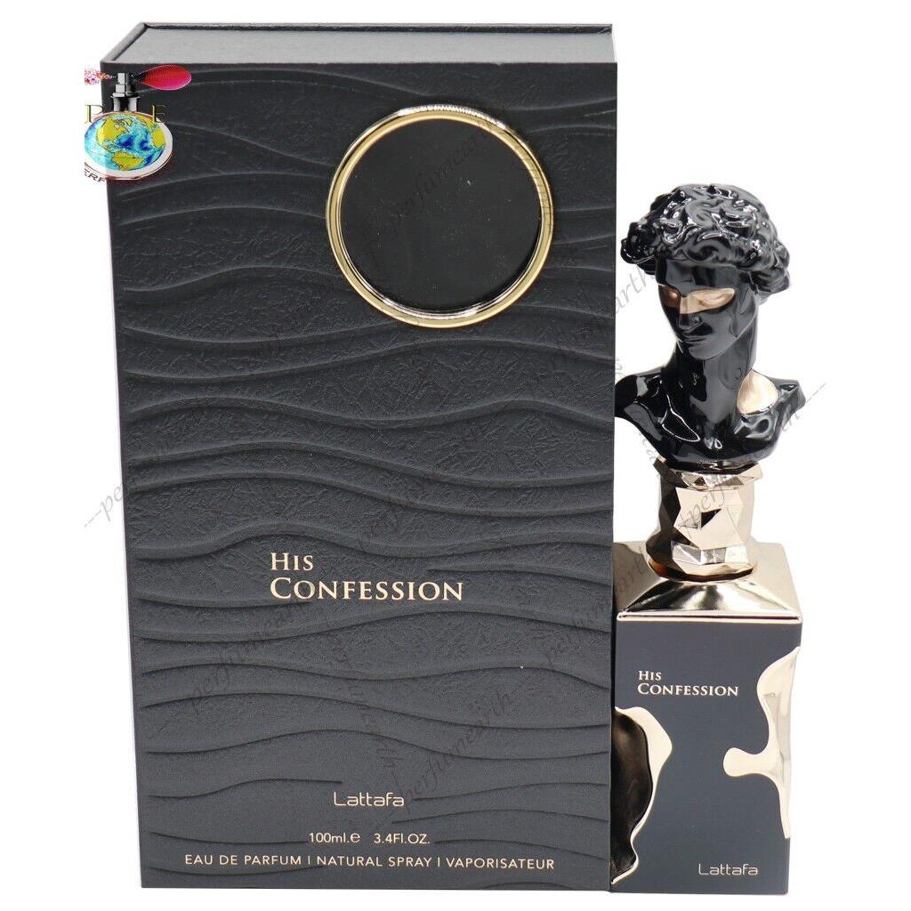 His Confession By Lattafa 3.4/3.3 Eau De Parfum Spray For Men