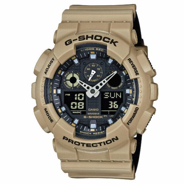 Casio G-shock GA100L-8A Desert Tan Men`s Watch GA100L-8A