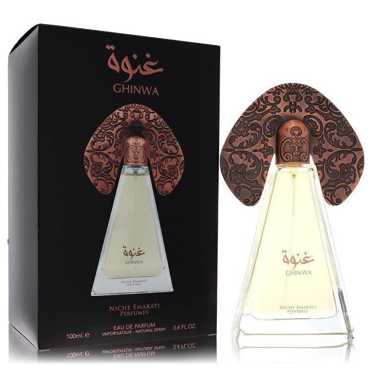 Niche Emarati Ghinwa by Lattafa Eau De Parfum Spray Unisex 3.4 oz