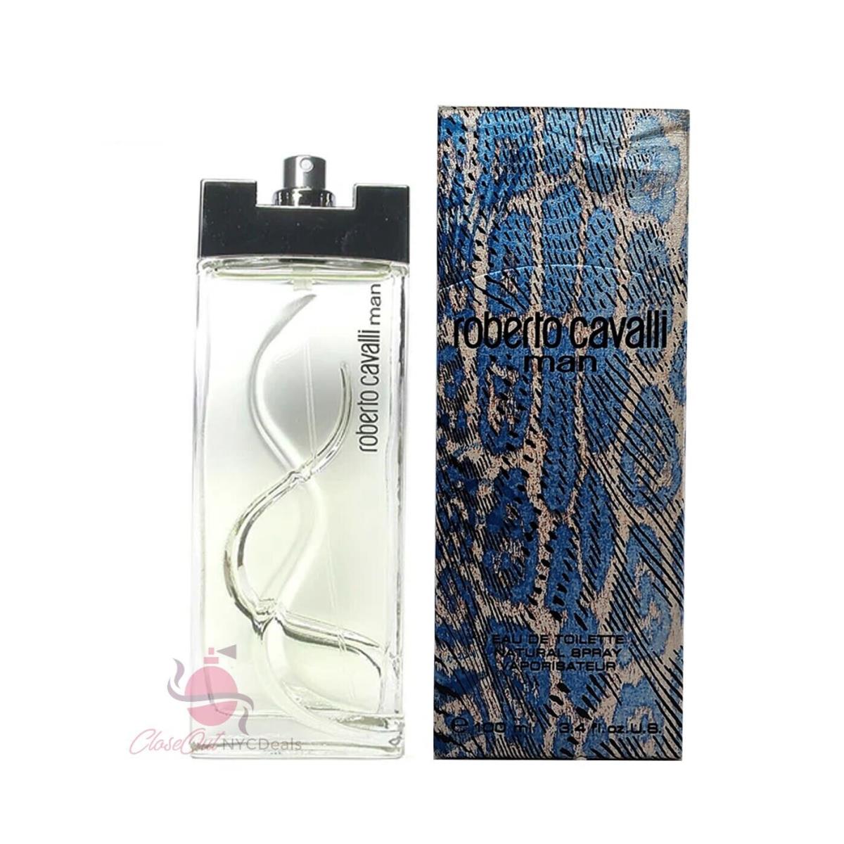 Roberto Cavalli Man Cologne 3.4 oz / 100 ml Edt Spray For Men Rare