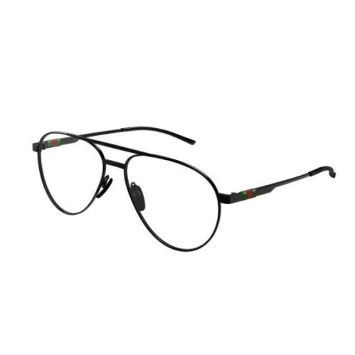 Gucci GG1679O 003 Black Soft Square Men`s Eyeglasses