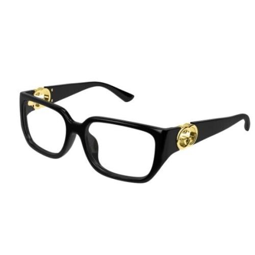 Gucci GG1694OA 001 Black Rectangular Women`s Eyeglasses