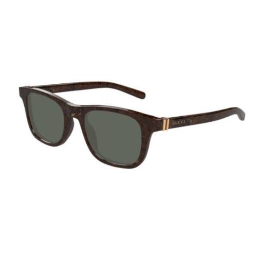 Gucci GG1671S 007 Brown/grey Soft Square Men`s Sunglasses