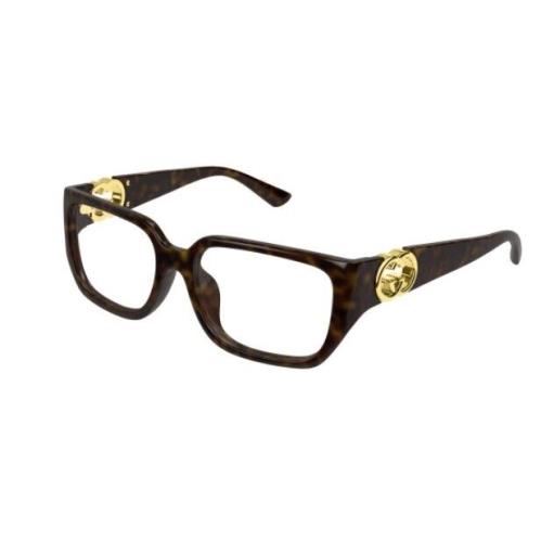 Gucci GG1694OA 002 Havana Rectangular Women`s Eyeglasses