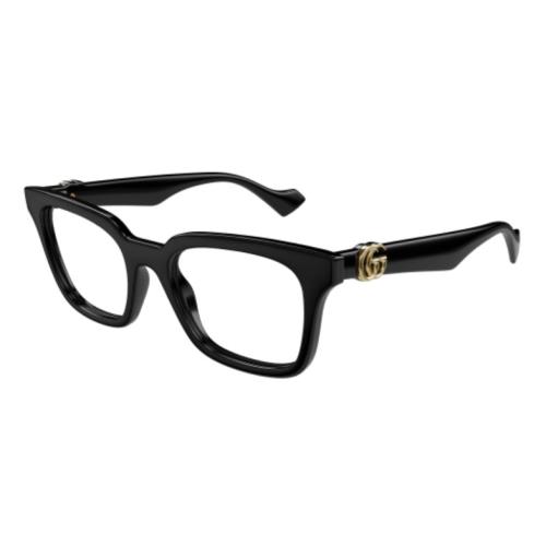 Gucci GG1728O 001 Black Square Cat Eye Women`s Eyeglasses