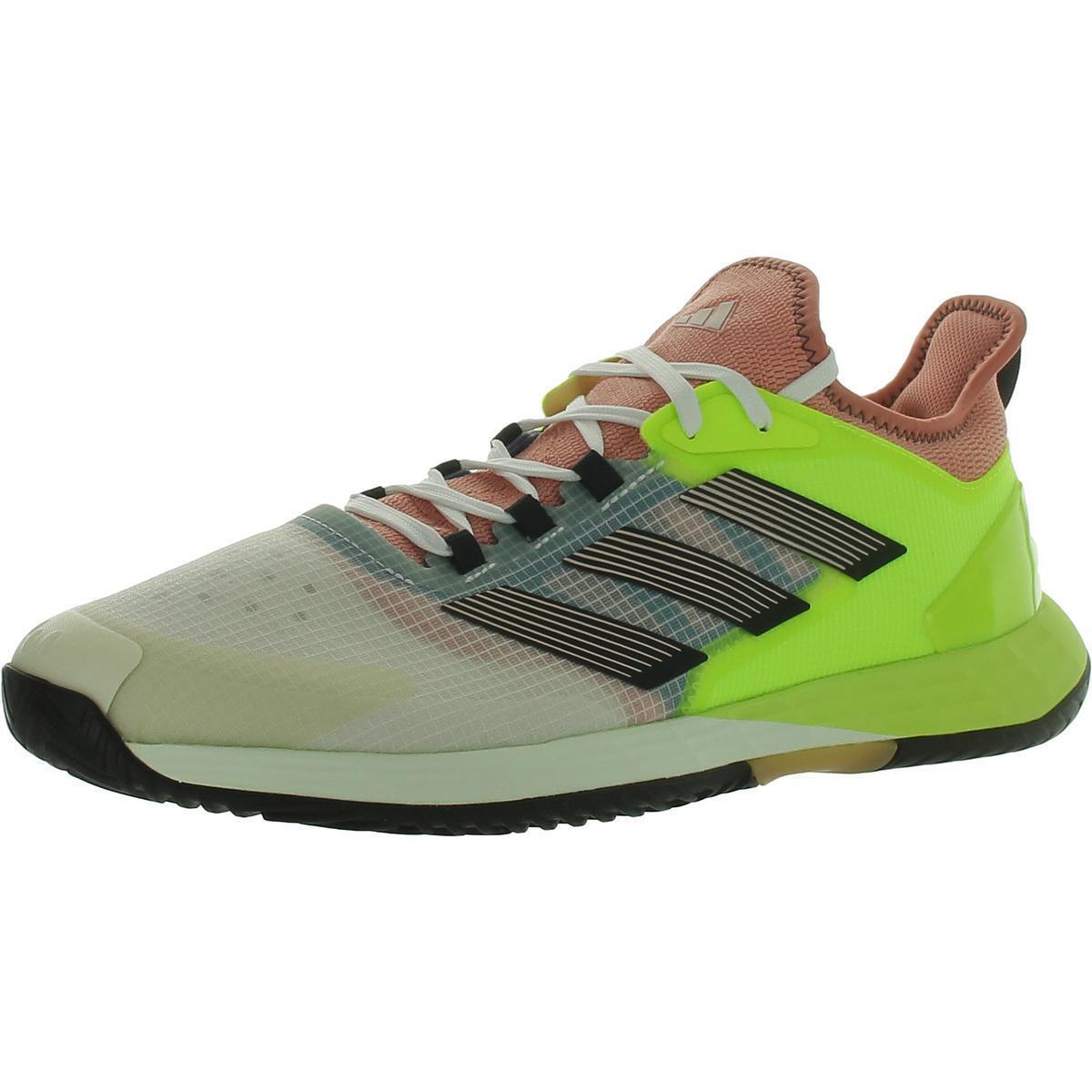 Adidas Mens Ubersonic 4 Tennis Fitness Other Sports Shoes Sneakers Bhfo 9360 - Off White/Carbon/Luc Lemon