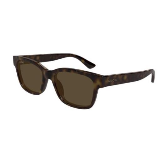 Gucci GG1716S 002 Havana/brown Men`s Rectangle Sunglasses