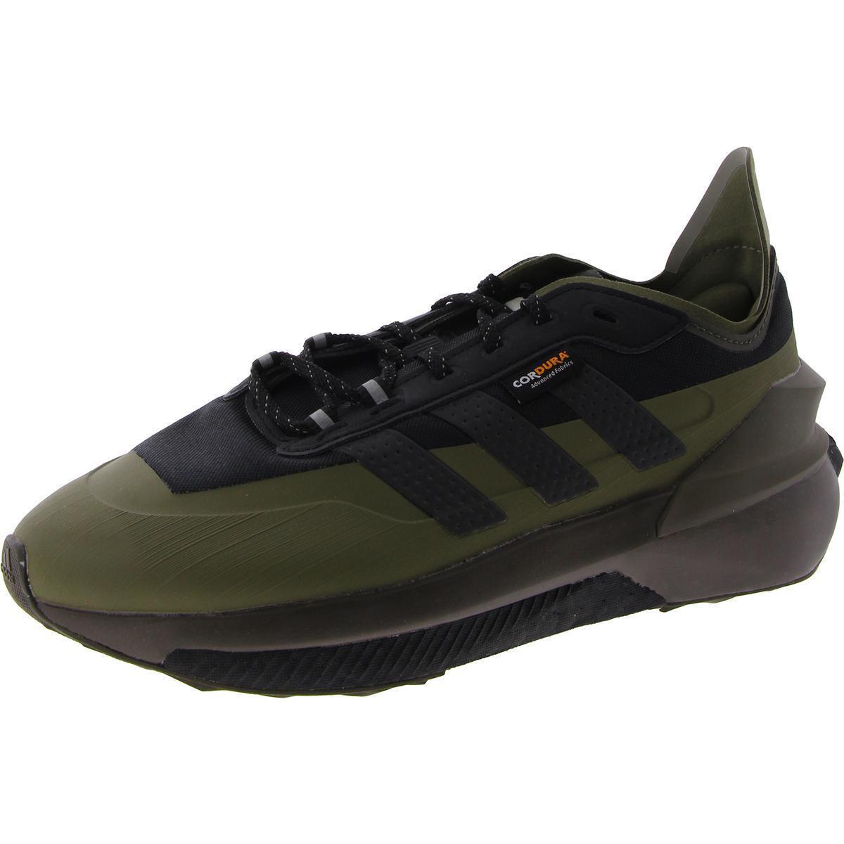 Adidas Mens Avryn Fitness Workout Running Training Shoes Sneakers Bhfo 9748 - Green/Black