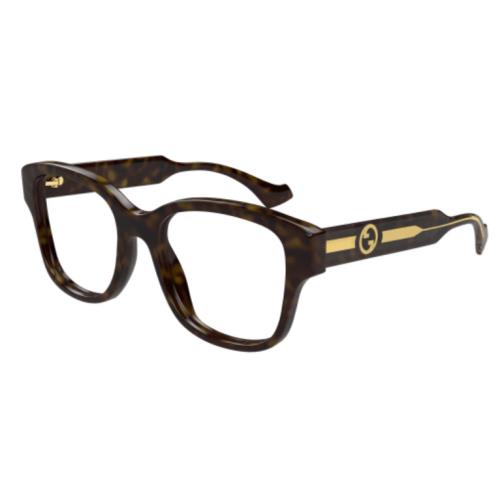 Gucci GG1775O 002 Havana Square Women`s Eyeglasses