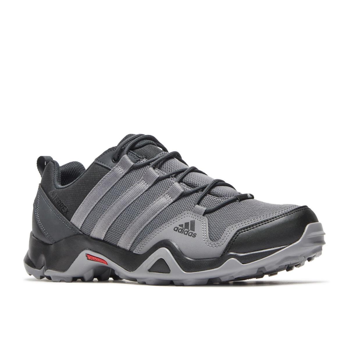 Adidas Terrex AX2R Gray Black Hiking Trail Running Shoe CM7728 Men`s - Gray