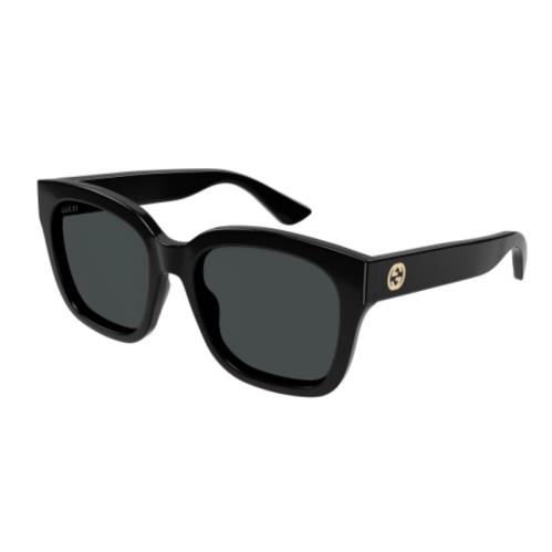 Gucci GG1338S 001 Black/smoke Oversized Square Women`s Sunglasses