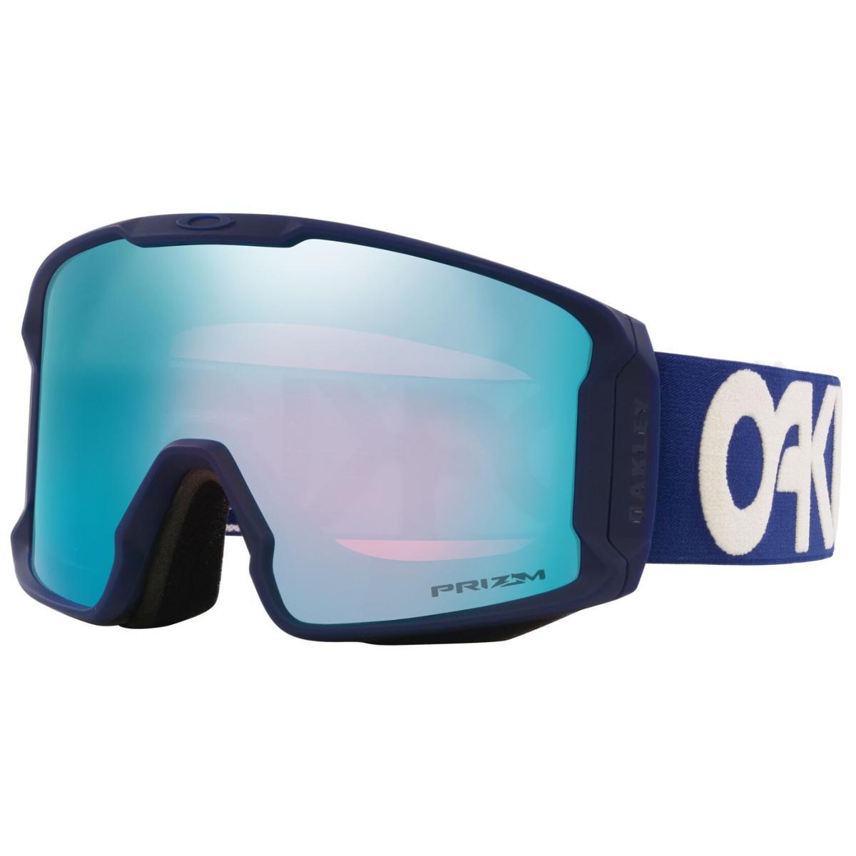 Oakley Line Miner L Goggles 2024 MATTE B1B NAVY with Prizm Sapphire Iridium Lens