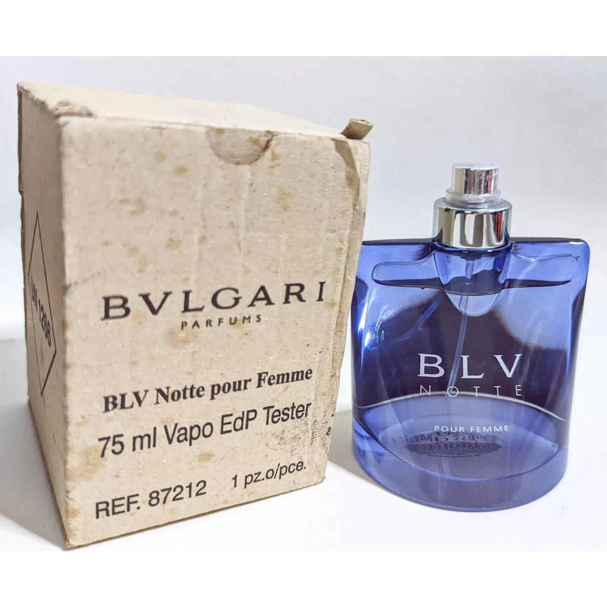 Bvlgari Blv Notte Pour Femme Eau DE Parfum Spray 2.5fl.oz.Tester/Boxed