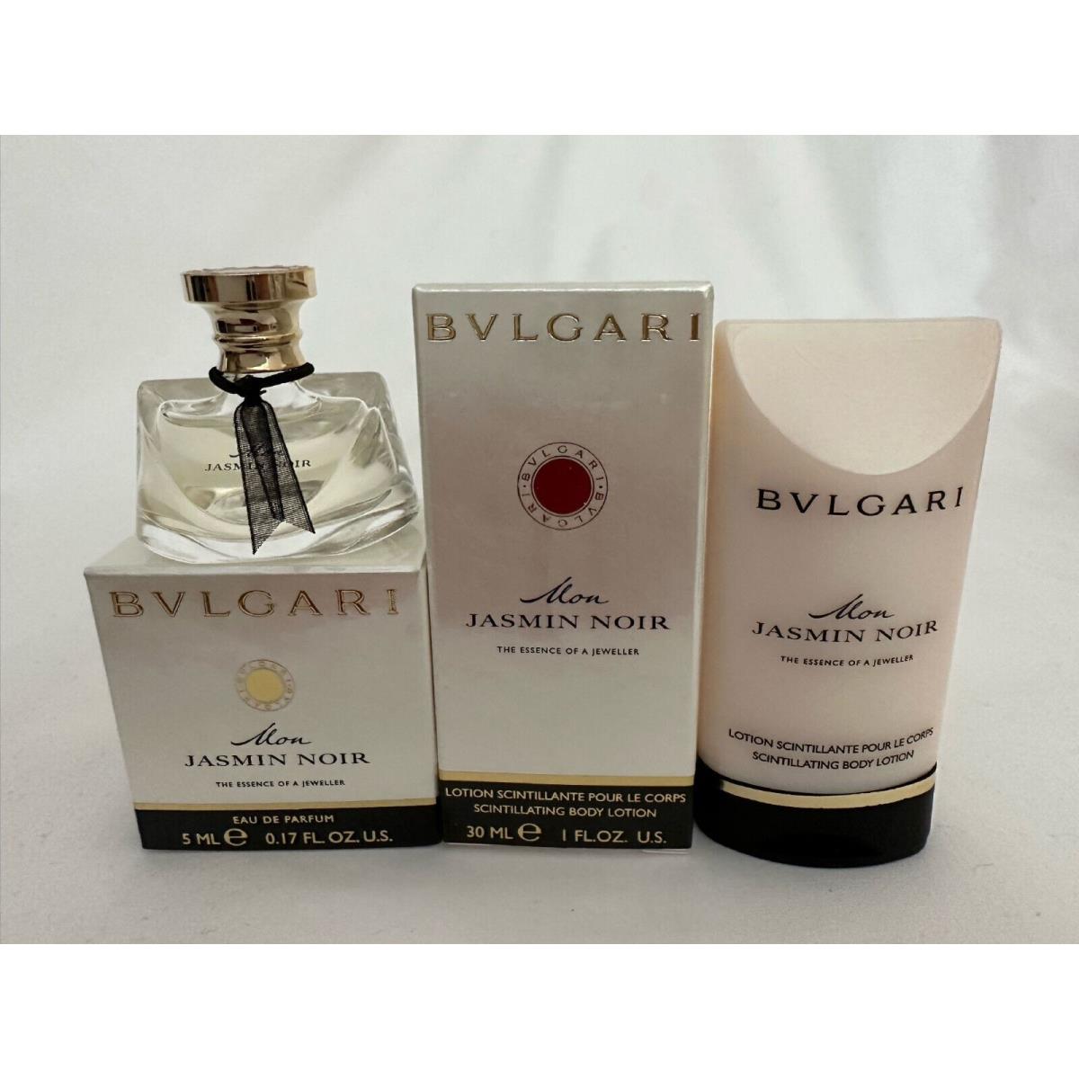 Mon Jasmin Noir by Bvlgari Mini+body Lotion Travel Size