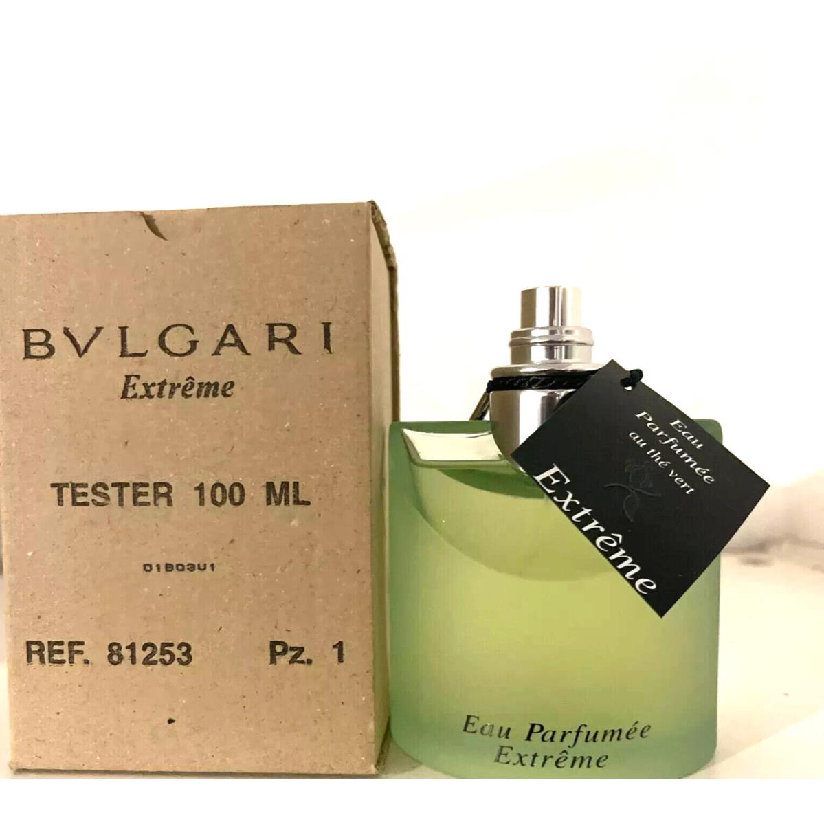 Bvlgari Eau Parfumee Au The Vert Extreme 3.4 Fl. Oz. Edt Tester/boxed