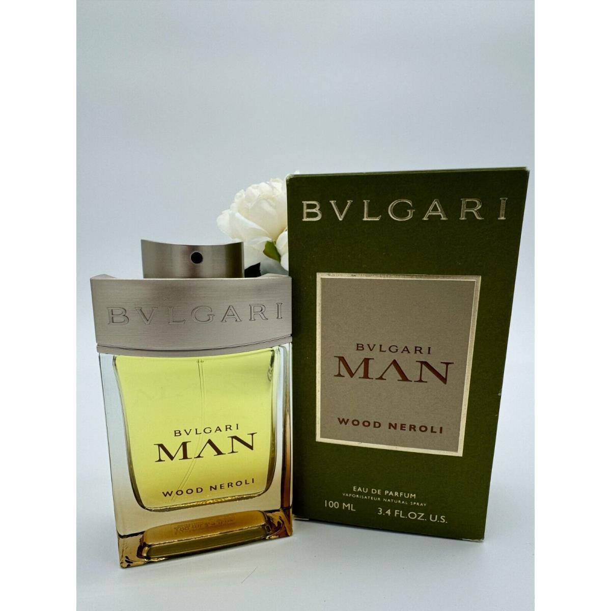 Bvlgari Man Wood Neroli Eau de Parfum Spray 3.4oz / 100mL Unsealed Box