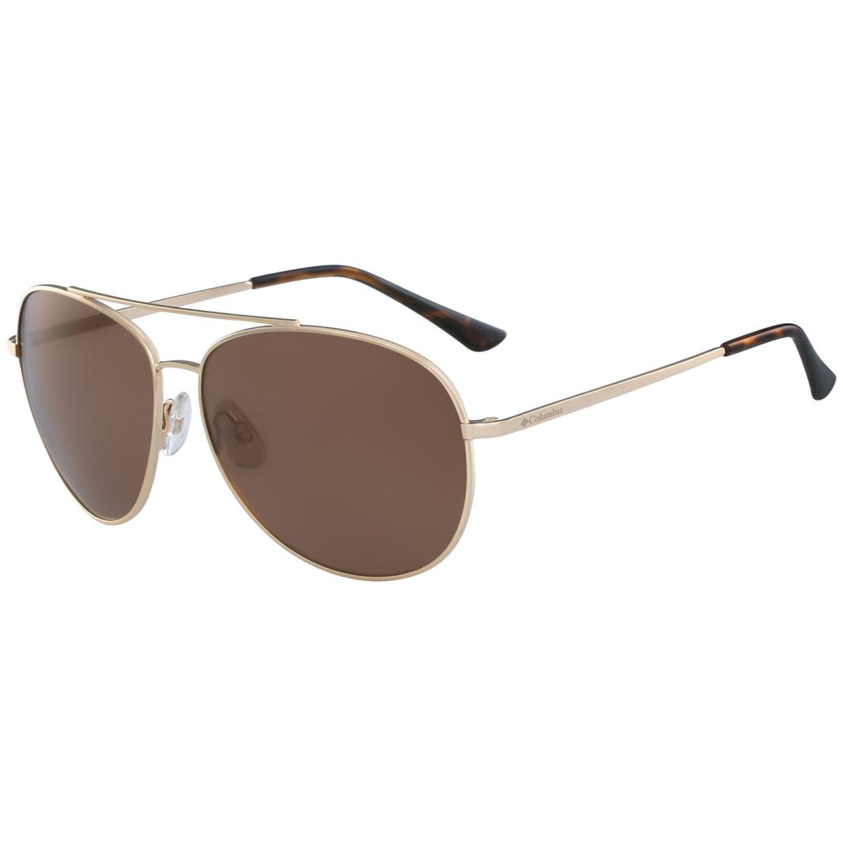 Columbia Canyons Bend Polarized Men`s Gold-tone Aviator Sunglasses - C104SP 710